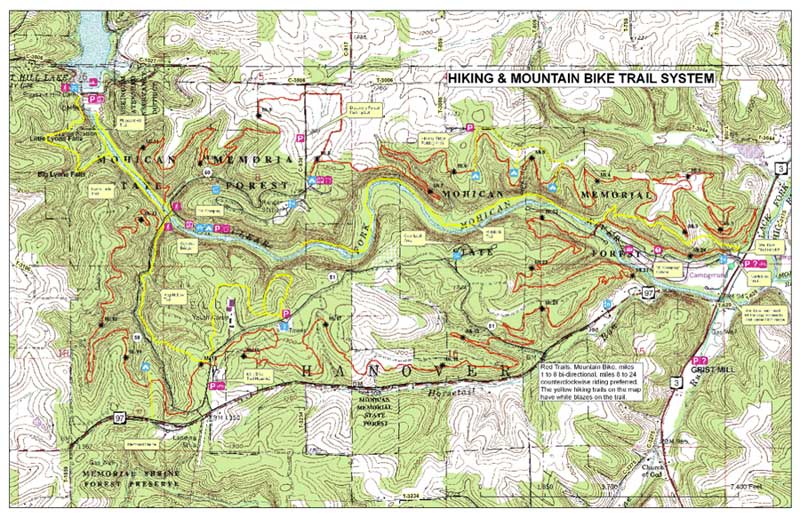 Mohican State Park Trails Map